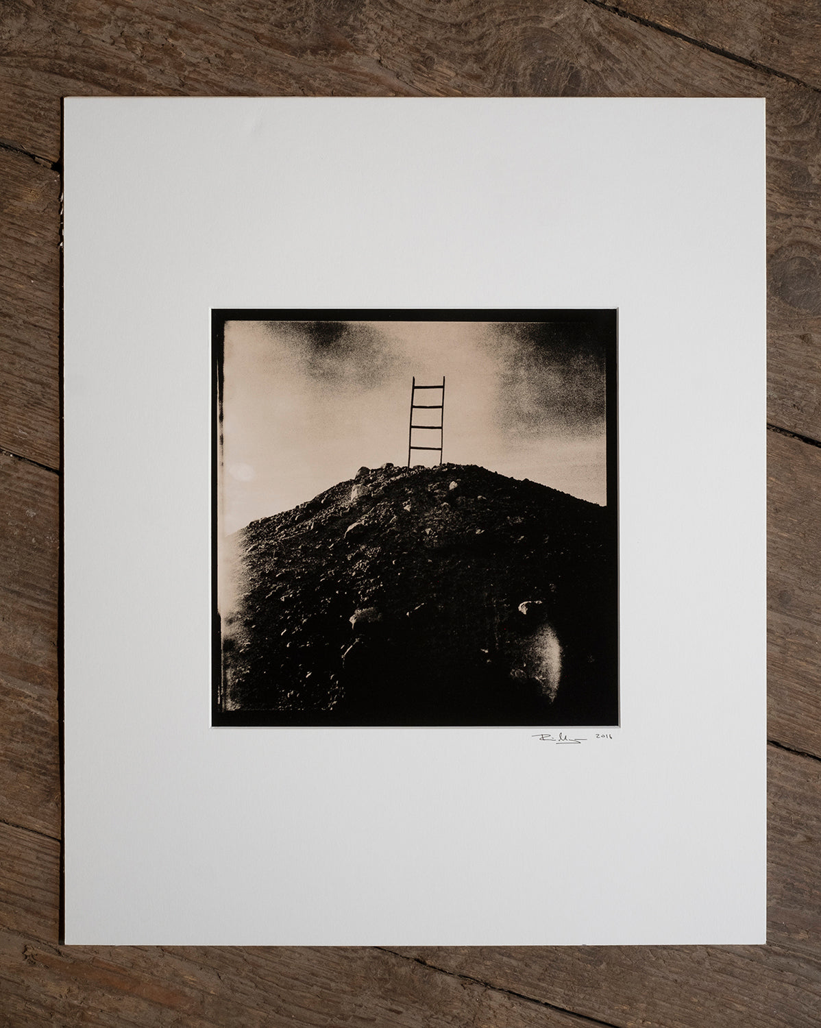STEP IV / Lith print